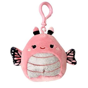 Imagem de Squishmallow Insetos e Coisas Rastejantes Oficiais da Kellytoy Animais de Brinquedo de Pel cia Macia (Borboleta Andreina, Clipe de 9,5 cm)