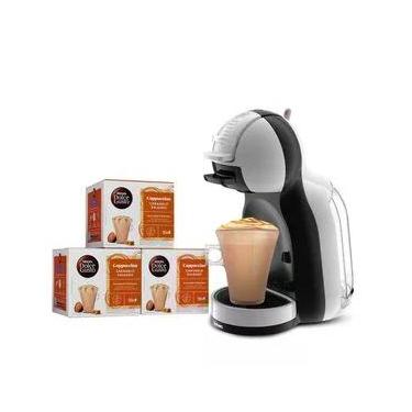 Imagem de Cafeteira Dolce Gusto Mini Me Cinza e Preta de Cápsulas 15BAR Reservatório 0,8L 220V