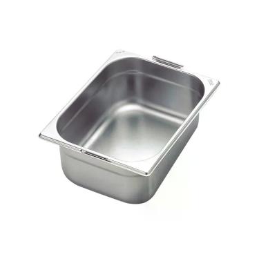 Imagem de Cuba Tramontina Gn 1-2 Aço Inox Alças Móveis Profundidade 180mm - Aço 430 Tramontina