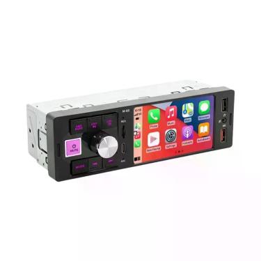 Imagem de Player De Carro MP5 Com Tela HD De 4.1' Smart BT FM USB AUX 7 Luzes Co