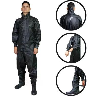 Imagem de Conjunto Capa de Chuva Masculina Pvc Pioneira - Tamanho XG - Pop - Pre