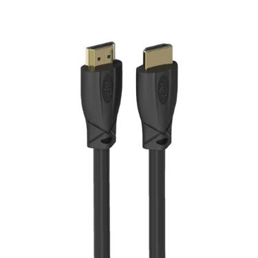 Imagem de ELG, HS1018, Cabo HDMI 2.0V, Áudio e Vídeo, Comprimento de 1,8 metros, 3D Ready 4K UltraHD, Banda Larga de 18Gbps High Speed, Preto