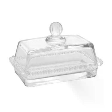 Imagem de Manteigueira Cristal Com Tampa Pearl 17 X 10,5 X 10 Cm Wolff