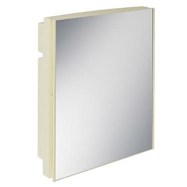 Imagem de Armário Plástico Versátil Bege p/Banheiro 30,1 x 35,3cm de Embutir e Sobrepor A41 BG8