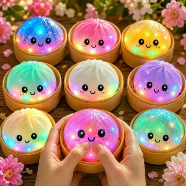 Imagem de Squish raro com led Dumpling Surpresa  Squishy Dumpling Surpresa Glitt