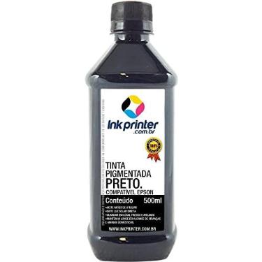 Imagem de Tinta Inkprinter Preta Pigmentada para Impressora Epson (500ml)