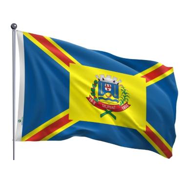 Imagem de Bandeira do Município de Muriaé Uma Face Estampada Tamanho 70x100cm - 