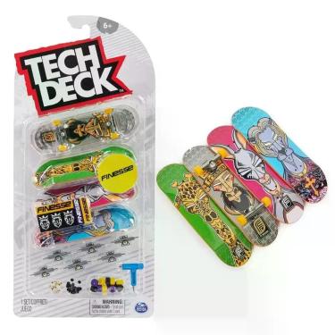 Imagem de Kit Skate De Dedo Teck Deck Finesse Com 4 Sunny 002891