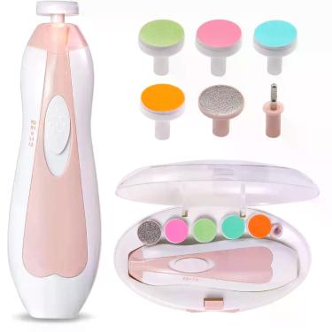 Imagem de Estojo Completo de Lixadeiras para Unhas de Bebês 6 Refis Inclusos - B