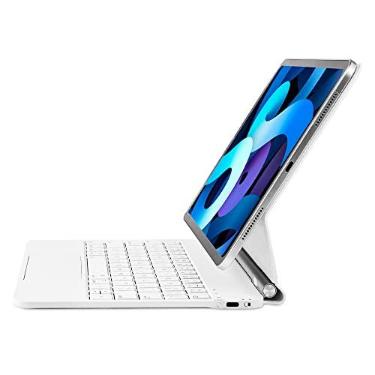 Imagem de Magic Keyboard para iPad Air 13 (M3 2025 / M2 2024) e iPad Pro 12,9 polegadas (6ª, 5ª, 4ª e 3ª geração), capa de teclado magnético com trackpad multitoque, função retroiluminada