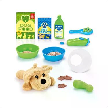 Imagem de Brinquedo Infantil Kit Veterinário M com Cachorro de Pelúcia Maquininh
