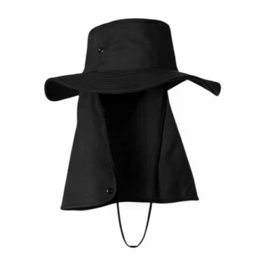 Imagem de Chapeu de pesca c/ proteção cor:preto - GARCIA, Preto