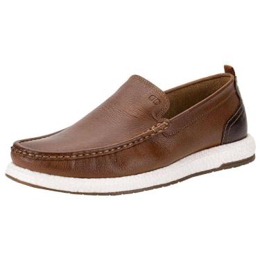 Imagem de Mocassim masculino flop pulse democrata 610101, Caramelo, 42
