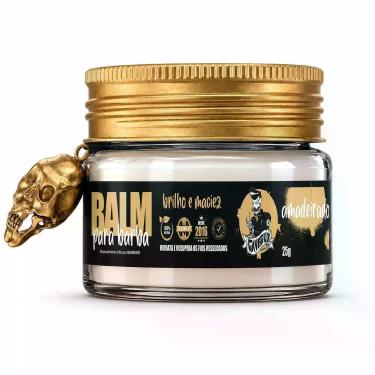 Imagem de Balm para Barba Hidratante Amadeirado Cavegur 25g Maciez Modelagem e A
