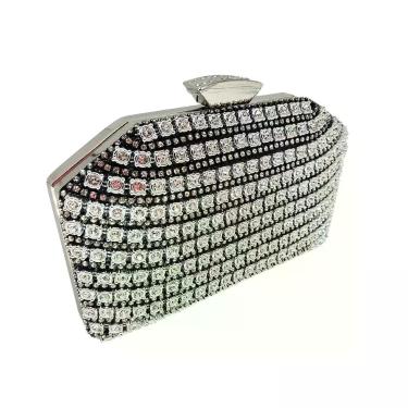 Imagem de Bolsa clutch feminina brilho strass festa madrinha balada - Glamour, P