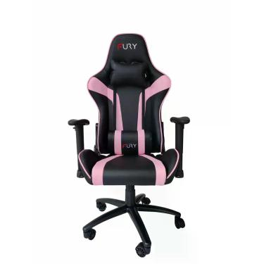 Imagem de Cadeira Gamer Fury XR, Braço Ajust, Reclin. 180 - Rosa