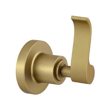 Imagem de Acabamento Para Registro Dourado Gold Fosco De Chuveiro Banheiro Padrão Deca C77 1/2 3/4 e 1 Polegada Polo Metais