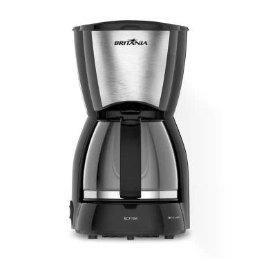 Imagem de Cafeteira Elétrica Britânia BCF19A Jarra de Vidro 18 Cafezinhos 720ml Preto