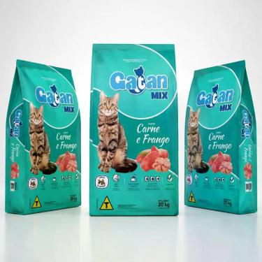 Imagem de Gatan mix carne e frango 20kg