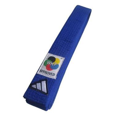 Imagem de Faixa Elite Karate 3,20 Azul -Wkf - Adidas