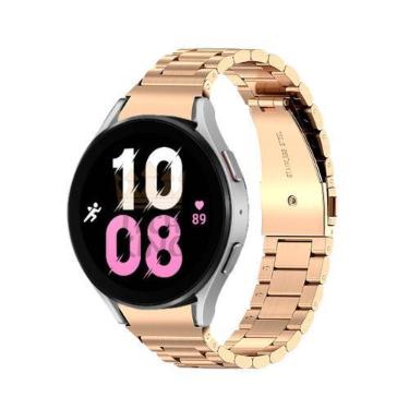 Imagem de Pulseira gomada em aço inoxidável Galaxy Watch 5 40mm 44mm - TECH KING