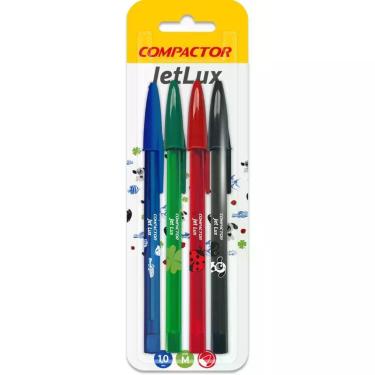 Imagem de Caneta Esferografica JET LUX II 4 Cores - Compactor