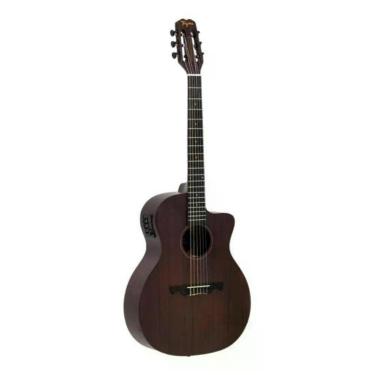 Imagem de Violão Eletroacústico Vegas Gran Reserva Nylon com Equalização TEQ-8 Dark Mahogany Tagima