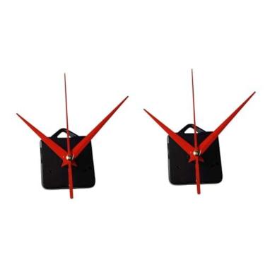 Imagem de DOITOOL 2 Unidades relógio kit de movimento kits de mecanismo de relógio peças de relógio kit operado por bateria relógio parede relógio de parede relógio de quartzo motor 3d