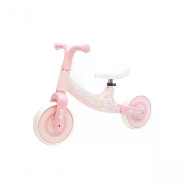 Imagem de Bicicleta de Equilíbrio Infantil sem Pedal Rosa com Guidão Ajustável