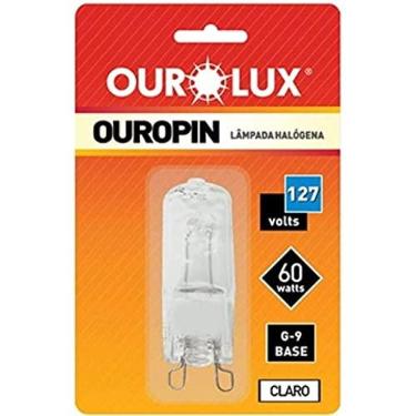 Imagem de Lâmpada Halógena Bipino G9 60W 127V Clara 2800K OUROLUX