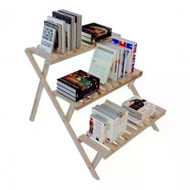 Imagem de Estante Prateleiras Piramide Para Livros Organizadora