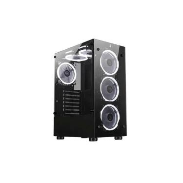 Imagem de Gabinete Gamer Rise Mode Glass 06X Mid Tower Vidro Temperado USB 3.0 S