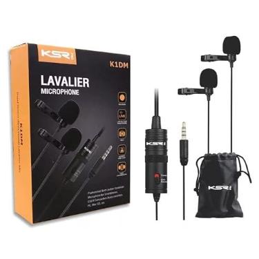 Imagem de Microfone Lapela K1DM omnidirecional duplo