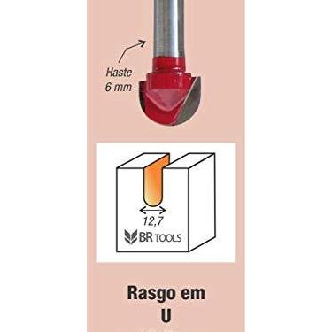 Imagem de Fresa Borda Meia Cana BMC Para Tupia Brfr010 Br Tools