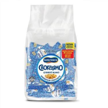 Imagem de Kit 2 sacos Amendoim Crokissimo S/pele Santa Helena 864g, 2 unidades