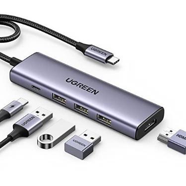 Imagem de UGREEN Hub USB C com HDMI 4K 60 Hz, carregamento PD tipo C a 100 W, adaptador multiporta de transferência de dados Hub USB 3.0 5 Gbps, compatível com MacBook Pro/Air 2023 M2/M1, Dell, Lenovo, etc.