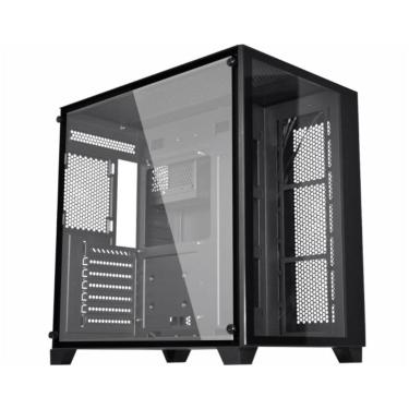 Imagem de Gabinete Gamer K-Mex Space ATX P2R4 - Lateral e Frontal em Vidro Temperado - USB 3.0 - ATX - Preto