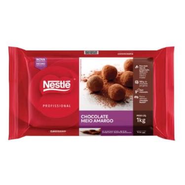 Imagem de Cobertura NESTLÉ Chocolate Meio Amargo Professional 1kg