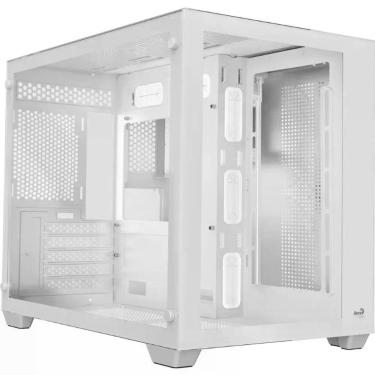 Imagem de Gabinete Gamer Aerocool Dryft Branco Lateral Vidro