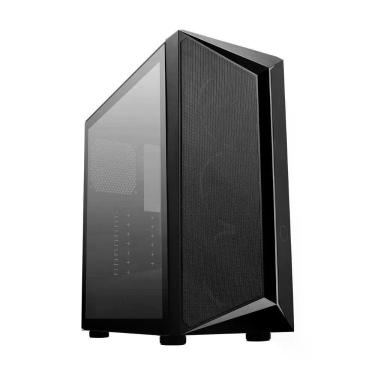 Imagem de Gabinete para Computador CMP 510 Mid Tower ATX Aço Plástico ABS Vidro Temperado com 3 Fans ARGB Preto