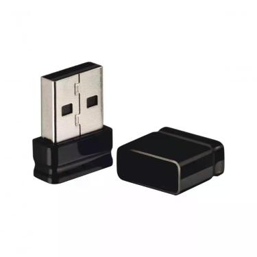 Imagem de Pen Drive Nano 8GB PD053 para Armazenamento de Vídeos, Músicas e Fotos com Conexão USB 2.0 Preto Multi
