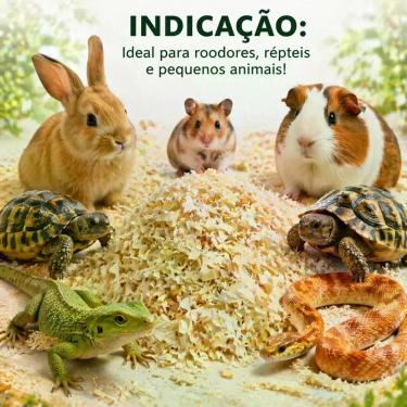 Imagem de 4Kg Substrato Aspen Para Répteis Roedores Forração flakes - SAFE