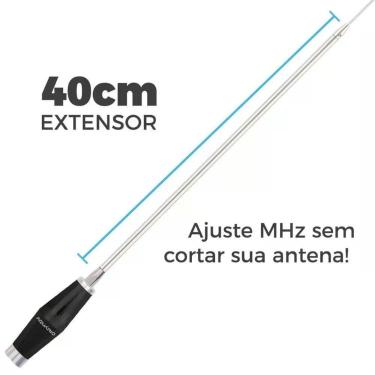 Imagem de Antena para Rádio PX Aquário Mini Marinox PX Maria Mole B-2005P40 para Comunicação Faixa Cidadão e Radioamadorismo