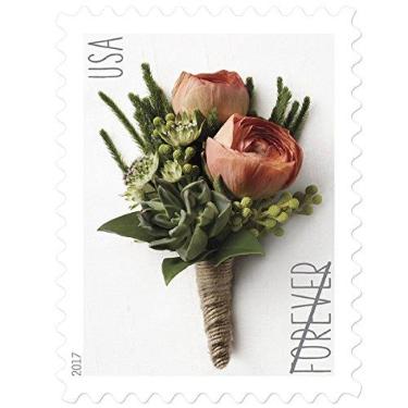 Imagem de Carimbo USPS Forever: Boutonniere de celebração (3 folhas)