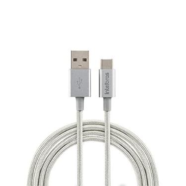 Imagem de Cabo USB-C em nylon 1,5 m EUAC 15NB Branco Intelbras