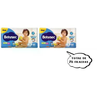 Imagem de Fralda Galinha Pintadinha Ultrasec - M - (2 pacotes-38 cada pacote) t