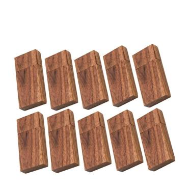 Imagem de Unidade flash USB EASTBULL, pacote de 16 GB x 10, USB 2.0 de madeira