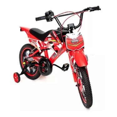 Imagem de Bicicleta Motocross Infantil Aro14 Freios V-brake Unitoys