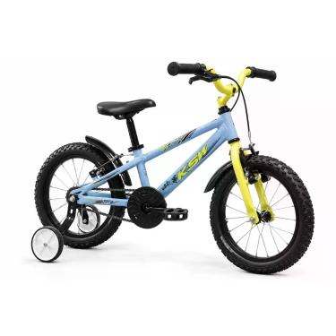 Imagem de Bicicleta aro 16 Ksw Infantil Adventure Kids Aluminio + Rodinha, Azul,