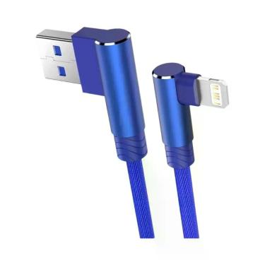 Imagem de Cabo USB De Carregamento Rápido 90 Graus Para iPhone 14 13 12 11 pro M
